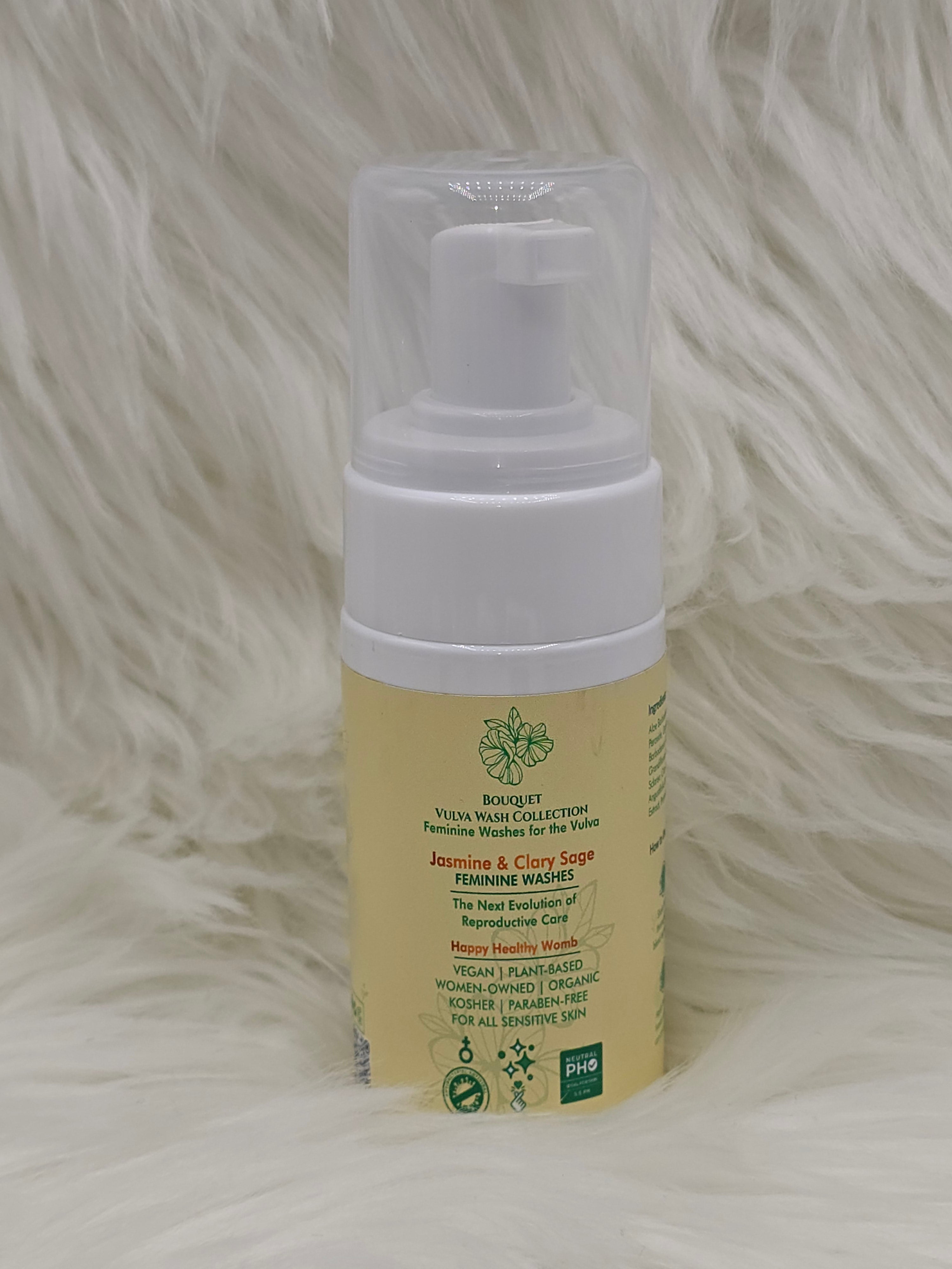 Certified Vegan, Organic, and Kosher Vulva Wash (4 Varieties - Full and Travel Sized) - Subscribe & Save!