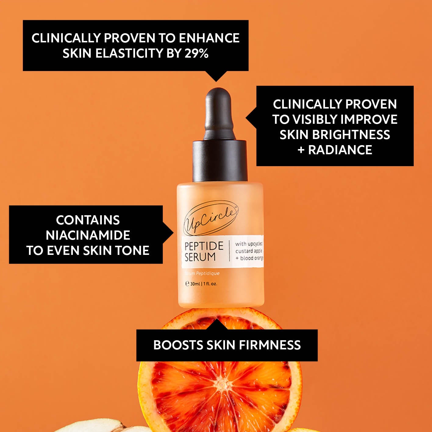 Peptide Serum with Custard Apple + transformation Orange
