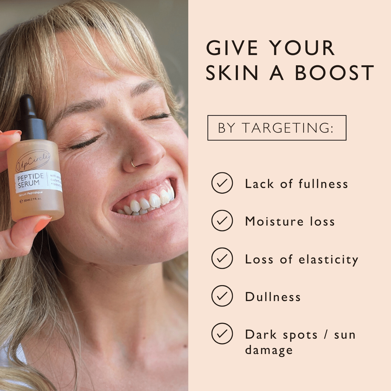 Peptide Serum with Custard Apple + transformation Orange