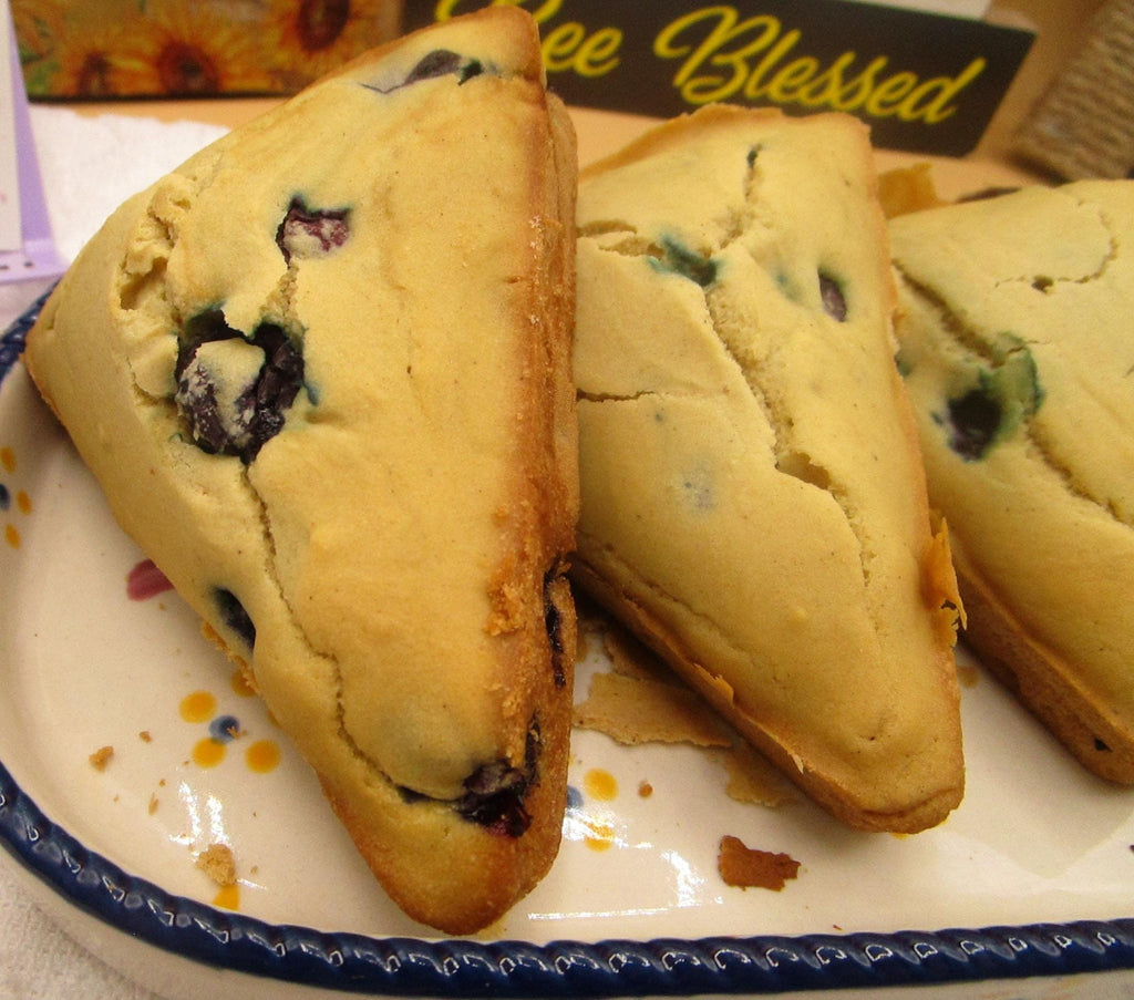 Gluten Free Scones, High Protein, Dairy Free, Sugar Free, Vegan, Nut Free, Red Velvet Dessert, Fitness Snacks, Wild blueberry, Easter Gifts