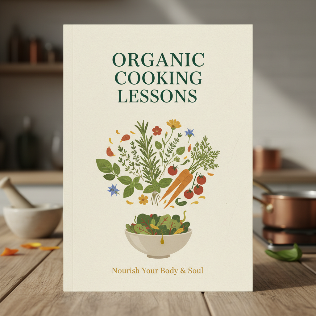 Title: Organic Cooking Lessons – Basic Recipe Guide Price: 99