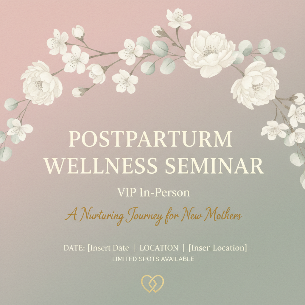 The Fourth Trimester Retreat — VIP In-Person Postpartum Wellness Experience