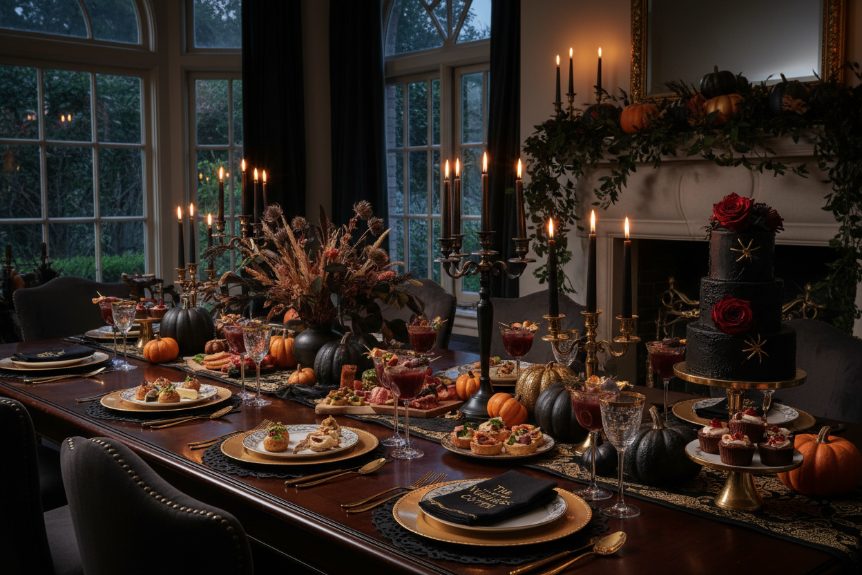 Halloween Cocktails & Dinner