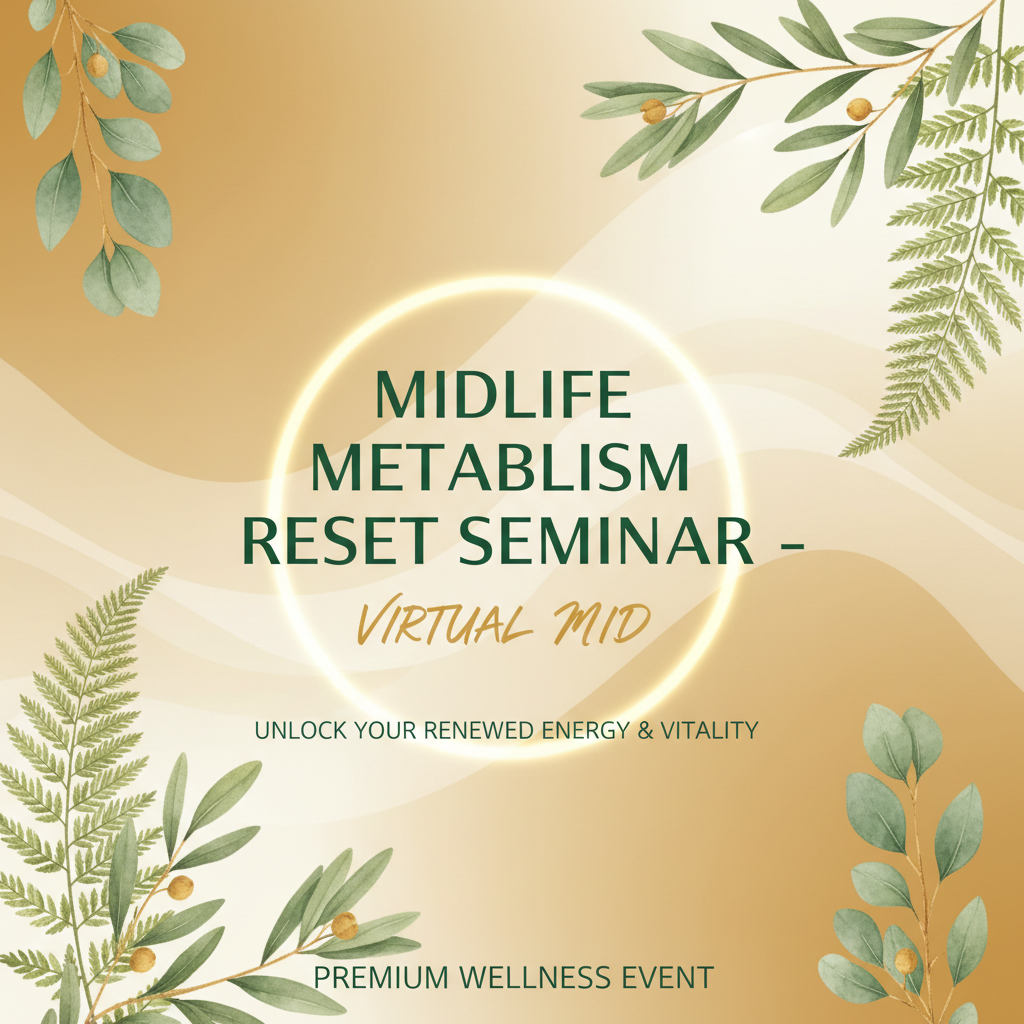 Virtual | Midlife Metabolism Reset — Led by Misty | Every Day 10AM | 1 Hour