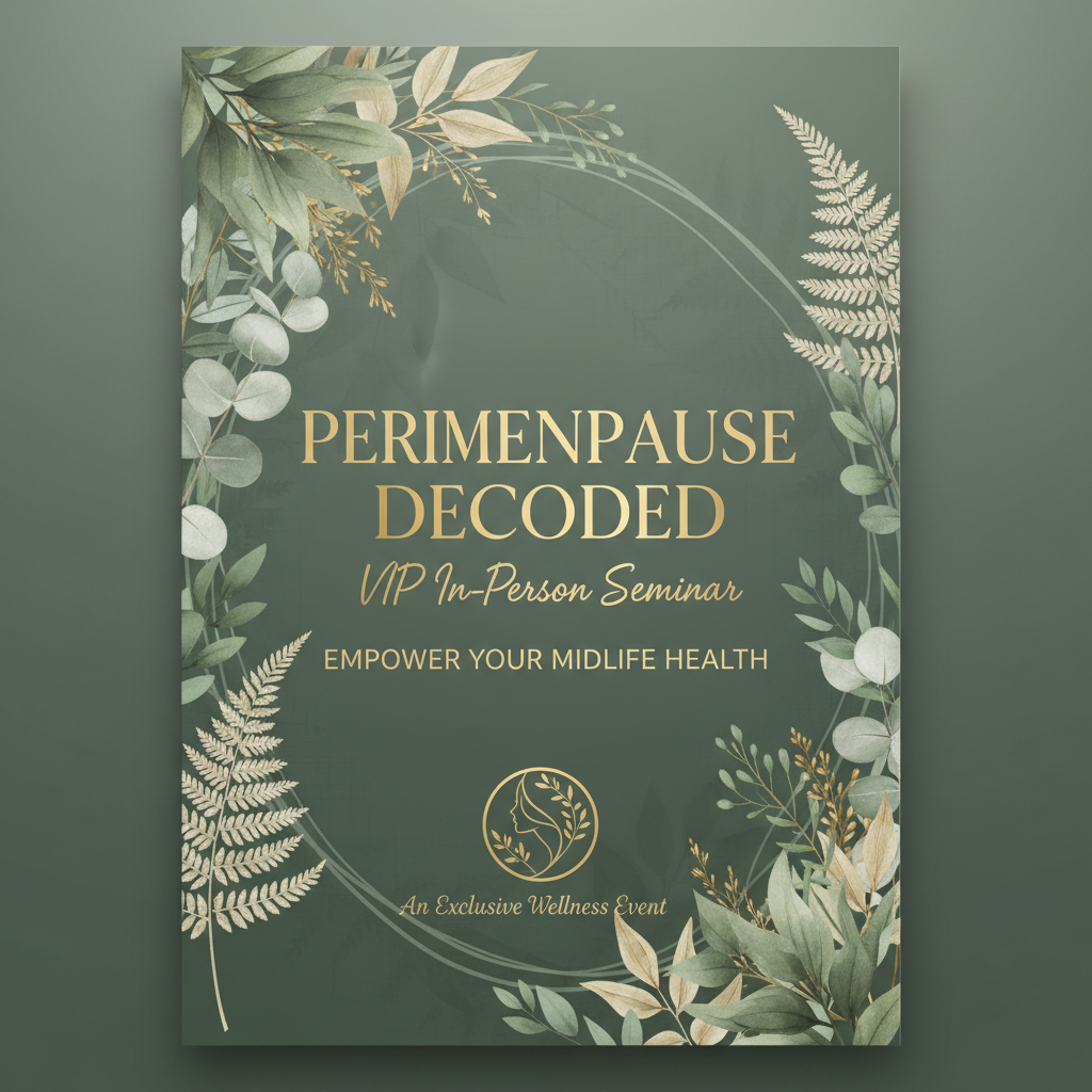 Virtual | The Perimenopause Decoded — Led by Misty | Every Day 2PM | 1 Hour