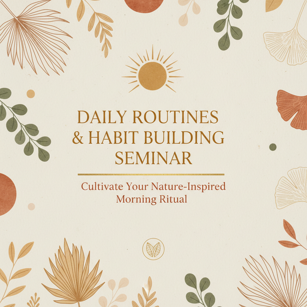 Daily Rituals & Habit Mastery — Live Virtual Masterclass