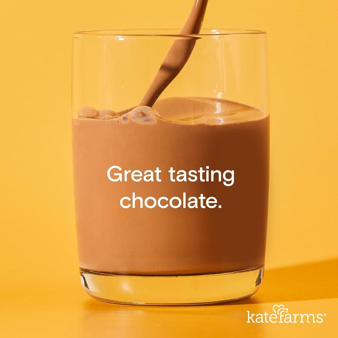 Kate Farms Nutrition Shake, Chocolate, Case/12