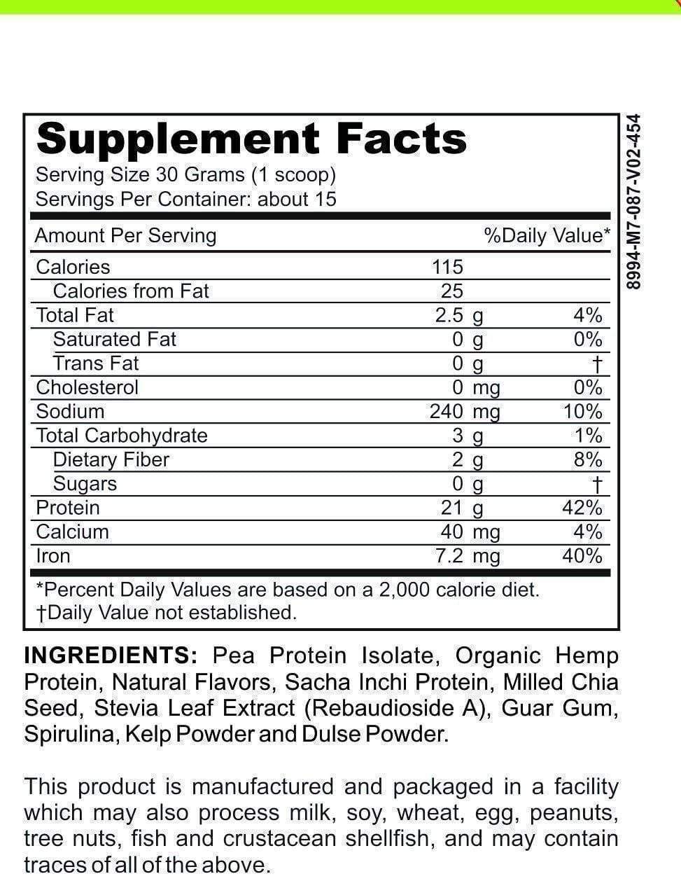 Elemental Vegan Protein Powder | Low FODMAP & GLP-1 Plant-Based Nutrition Support