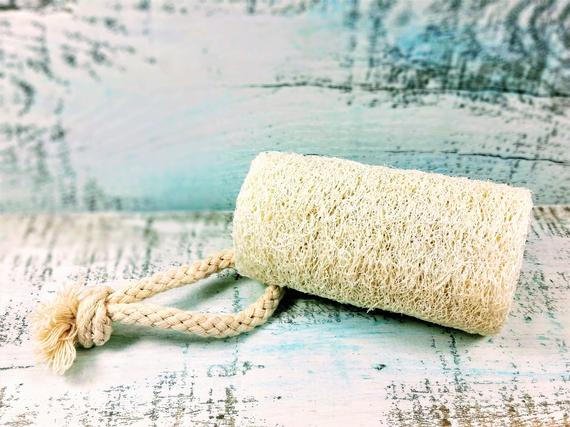 Organic 4 In Loofah Exfoliating Sponge Vegan Biodegradable